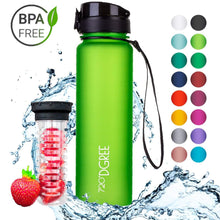 Load image into Gallery viewer, uberBottle - BPA-freie Sport Trinkflasche mit Fruchteinsatz - 720°DGREE