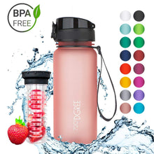 Load image into Gallery viewer, uberBottle - BPA-freie Sport Trinkflasche mit Fruchteinsatz - 720°DGREE