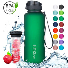 Load image into Gallery viewer, uberBottle - BPA-freie Sport Trinkflasche mit Fruchteinsatz - 720°DGREE