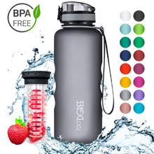 Load image into Gallery viewer, uberBottle - BPA-freie Sport Trinkflasche mit Fruchteinsatz - 720°DGREE