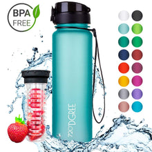 Load image into Gallery viewer, uberBottle - BPA-freie Sport Trinkflasche mit Fruchteinsatz - 720°DGREE