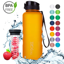 Load image into Gallery viewer, uberBottle - BPA-freie Sport Trinkflasche mit Fruchteinsatz - 720°DGREE