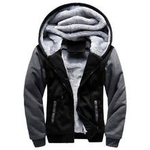 Load image into Gallery viewer, 2019 New Men Hoodies Winter Thick Warm Fleece Zipper Men Hoodies Coat Sportwear Male Streetwear Hoodies Sweatshirts Men 4XL 5XL
