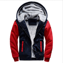 Load image into Gallery viewer, 2019 New Men Hoodies Winter Thick Warm Fleece Zipper Men Hoodies Coat Sportwear Male Streetwear Hoodies Sweatshirts Men 4XL 5XL