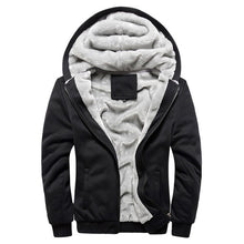 Load image into Gallery viewer, 2019 New Men Hoodies Winter Thick Warm Fleece Zipper Men Hoodies Coat Sportwear Male Streetwear Hoodies Sweatshirts Men 4XL 5XL