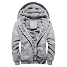 Load image into Gallery viewer, 2019 New Men Hoodies Winter Thick Warm Fleece Zipper Men Hoodies Coat Sportwear Male Streetwear Hoodies Sweatshirts Men 4XL 5XL