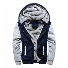 Load image into Gallery viewer, 2019 New Men Hoodies Winter Thick Warm Fleece Zipper Men Hoodies Coat Sportwear Male Streetwear Hoodies Sweatshirts Men 4XL 5XL