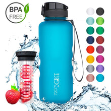 Load image into Gallery viewer, uberBottle - BPA-freie Sport Trinkflasche mit Fruchteinsatz - 720°DGREE