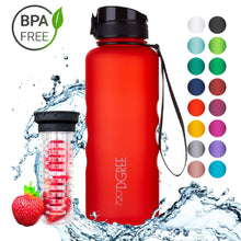 Load image into Gallery viewer, uberBottle - BPA-freie Sport Trinkflasche mit Fruchteinsatz - 720°DGREE