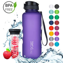 Load image into Gallery viewer, uberBottle - BPA-freie Sport Trinkflasche mit Fruchteinsatz - 720°DGREE